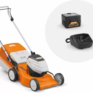 Kit tondeuse à gazon sans fil STIHL RMA 248 avec batterie AK 20 et chargeur AL 101 - modèle 2025-Neuf
