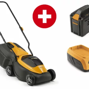 Kit tondeuse à gazon sans fil Stiga Collector 132e - avec batterie et chargeur - modèle 2025-Neuf