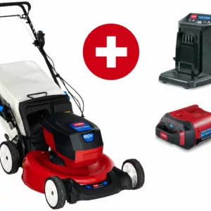 Tondeuse à gazon sans fil Toro eRecycler eS52VST Tondeuse à gazon 52 cm - set avec batterie 6 Ah et chargeur - modèle 2025-Neuf